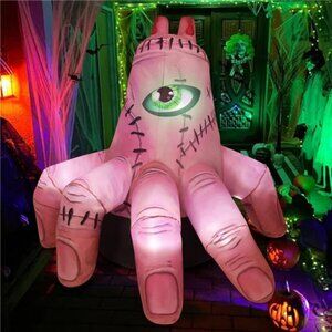 6 FT Halloween Inflatables Hand Outdoor Decorations Blow Up Yard Scary Giant
